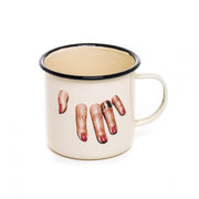 Toiletpaper - Enamel Mug - Molecule Design-Online 