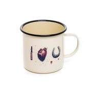 Toiletpaper - Enamel Mug - Molecule Design-Online 