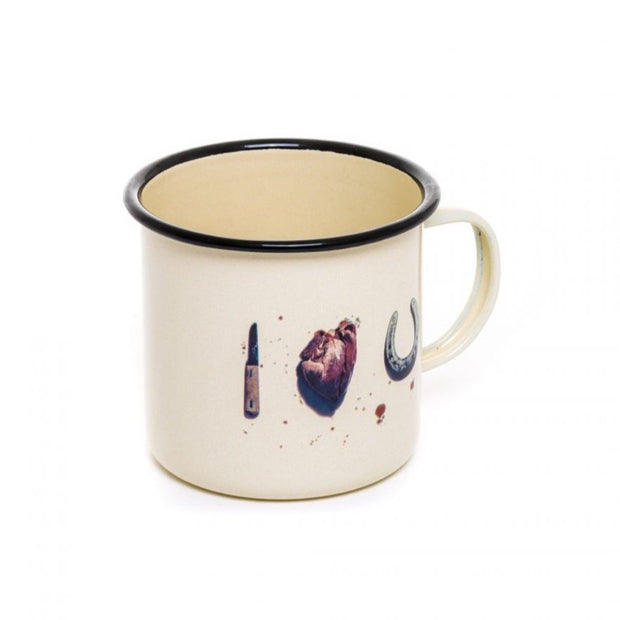 Toiletpaper - Enamel Mug - Molecule Design-Online 