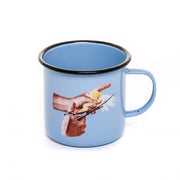 Toiletpaper - Enamel Mug - Molecule Design-Online 