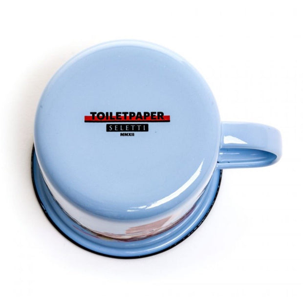 Toiletpaper - Enamel Mug - Molecule Design-Online 