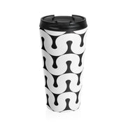 Groovy Stainless Steel Travel Mug - Molecule Design-Online 