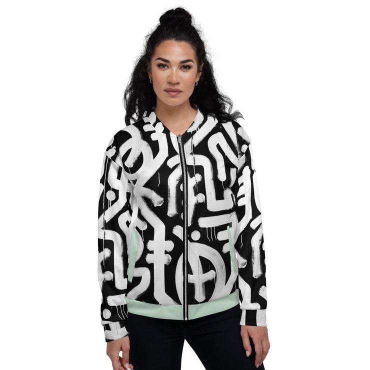 Athens - Unisex Bomber Jacket - Molecule Design-Online 