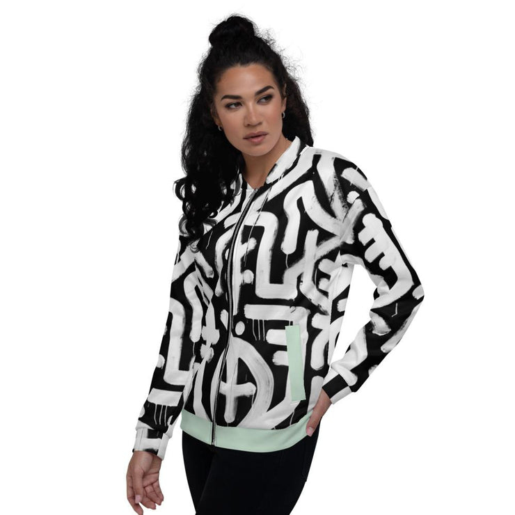 Athens - Unisex Bomber Jacket - Molecule Design-Online 