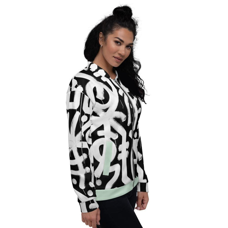 Athens - Unisex Bomber Jacket - Molecule Design-Online 