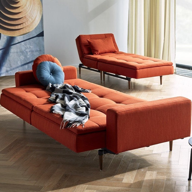 Dublexo Deluxe Sofa w/Arms, Dark Wood - Molecule Design-Online 