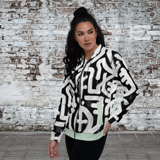Athens - Unisex Bomber Jacket - Molecule Design-Online 