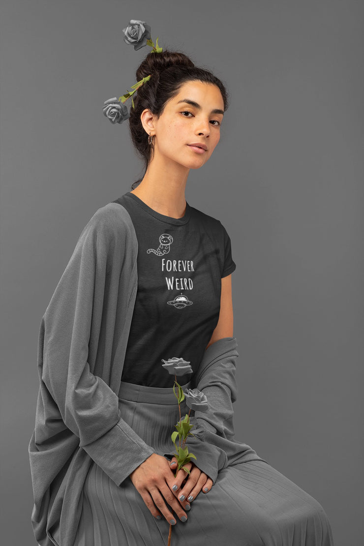 Forever Weird - Short-Sleeve Unisex T-Shirt / Black, Asphalt - Molecule Design-Online 