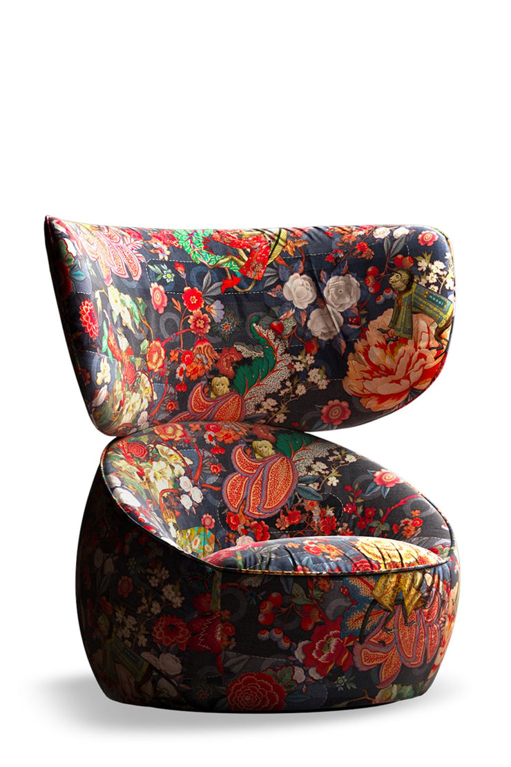 Hana Swivel Armchair - Molecule Design-Online 