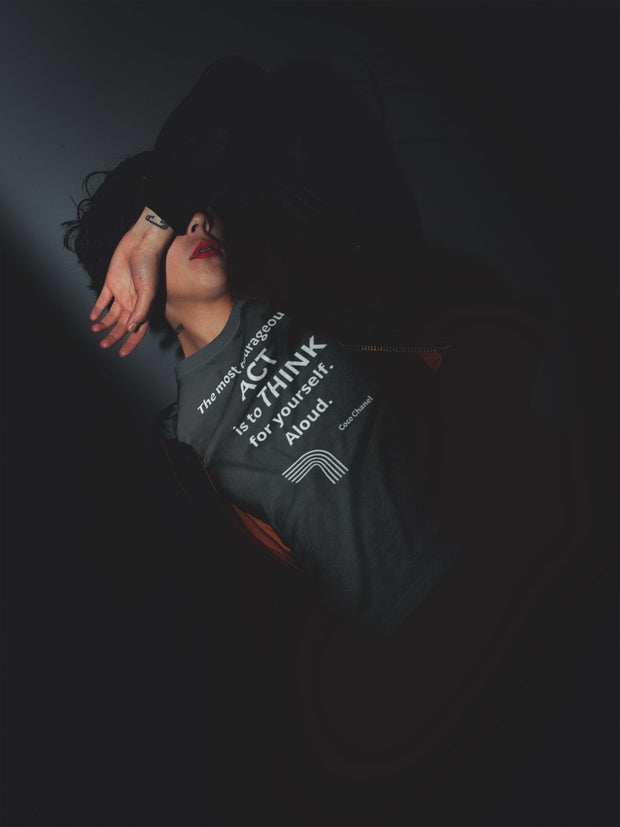 Coco - Short-Sleeve Unisex T-Shirt / Black, Asphalt - Molecule Design-Online 