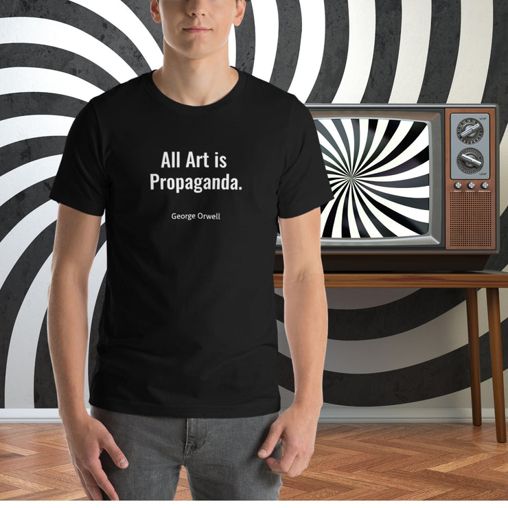 Propaganda - Short-Sleeve Unisex T-Shirt / Blk - Molecule Design-Online 