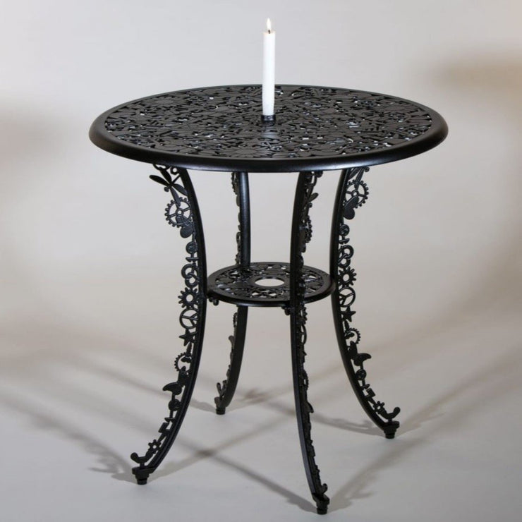 Industry Collection - Aluminium Round Table - Molecule Design-Online 