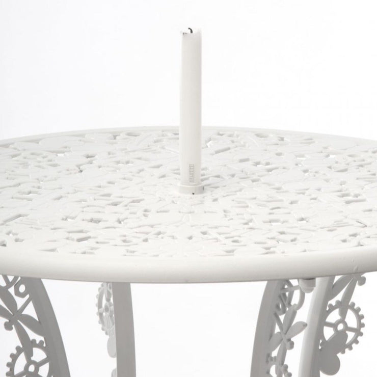 Industry Collection - Aluminium Round Table - Molecule Design-Online 