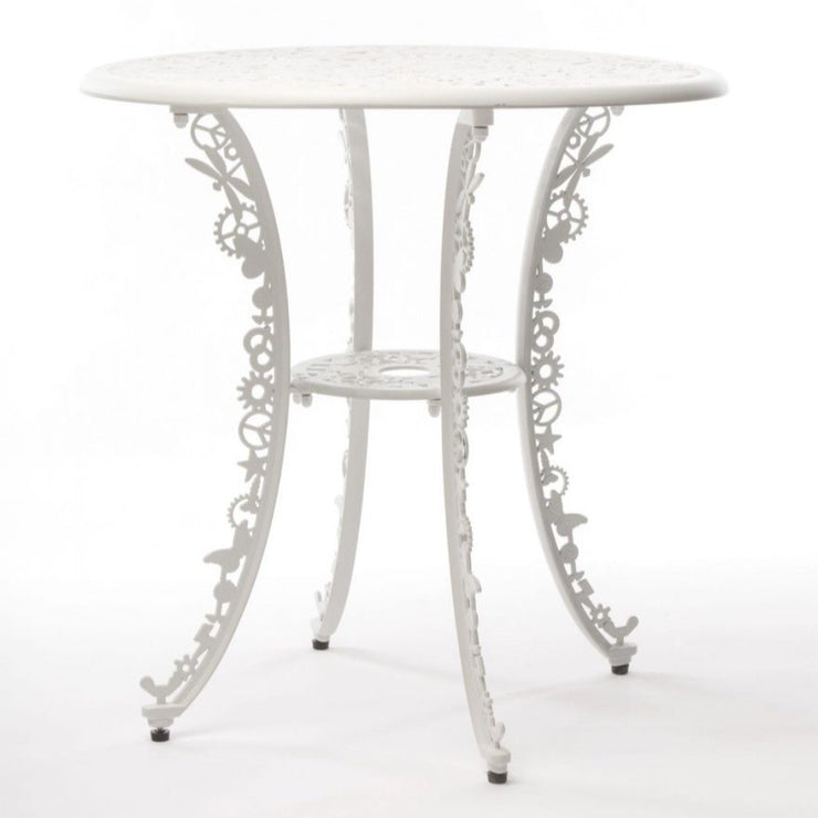 Industry Collection - Aluminium Round Table - Molecule Design-Online 