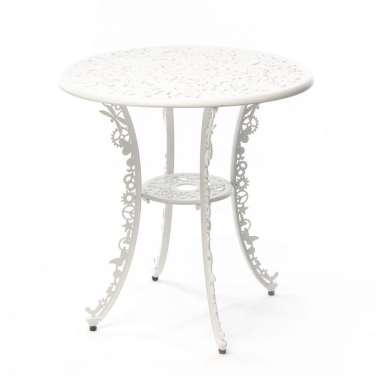 Industry Collection - Aluminium Round Table - Molecule Design-Online 