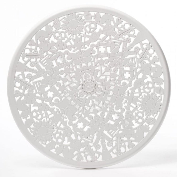 Industry Collection - Aluminium Round Table - Molecule Design-Online 