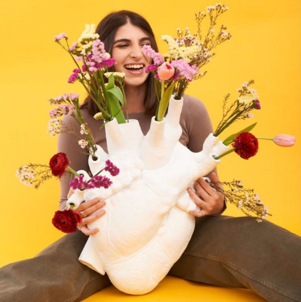 Love in Bloom - Giant Vase White - Molecule Design-Online 