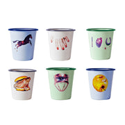 Toiletpaper - Enamel Glasses (set of 6) - Molecule Design-Online 