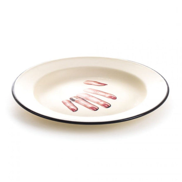 Toiletpaper - Enamel Plate - Molecule Design-Online 