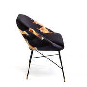 Toiletpaper - Lipsticks Black Padded Chair - Molecule Design-Online 