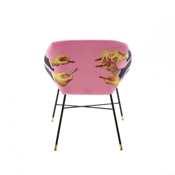 Toiletpaper - Lipsticks Pink Padded Chair - Molecule Design-Online 