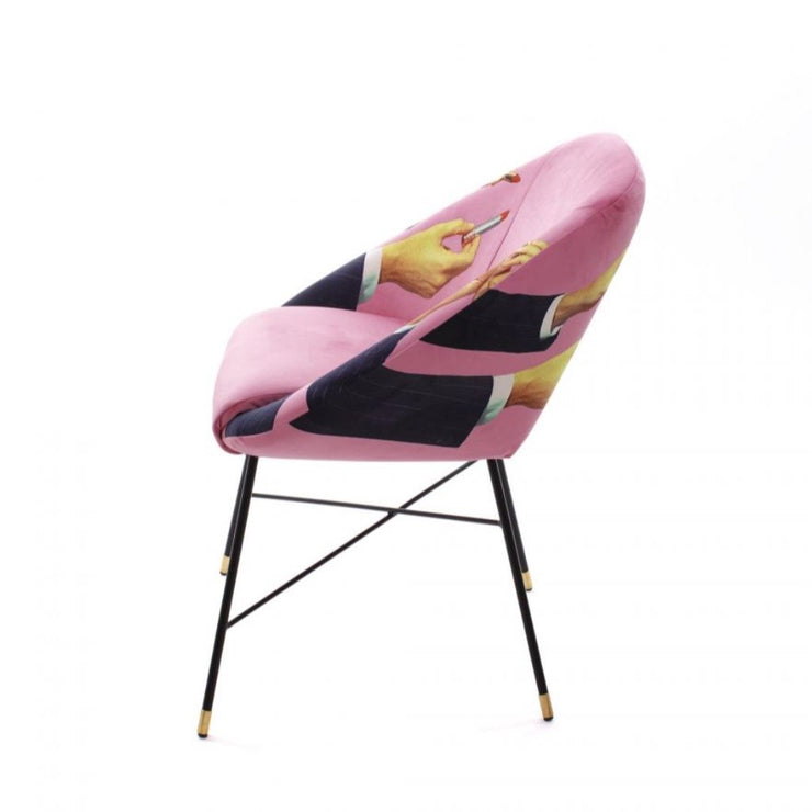 Toiletpaper - Lipsticks Pink Padded Chair - Molecule Design-Online 