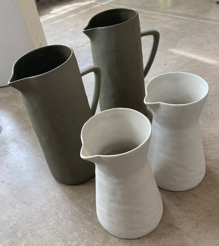 Stoneware Carafes - Lot of 4 - Molecule Design-Online 