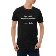 A Brick - Short-Sleeve Unisex T-Shirt / Blk - Molecule Design-Online 