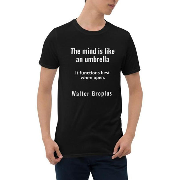 Umbrella - Short-Sleeve Unisex T-Shirt / Blk - Molecule Design-Online 