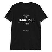Imagine - Short-Sleeve Unisex T-Shirt / Blk - Molecule Design-Online 