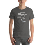 Saha Hadid - Short-Sleeve Unisex T-Shirt / Black, Asphalt - Molecule Design-Online 