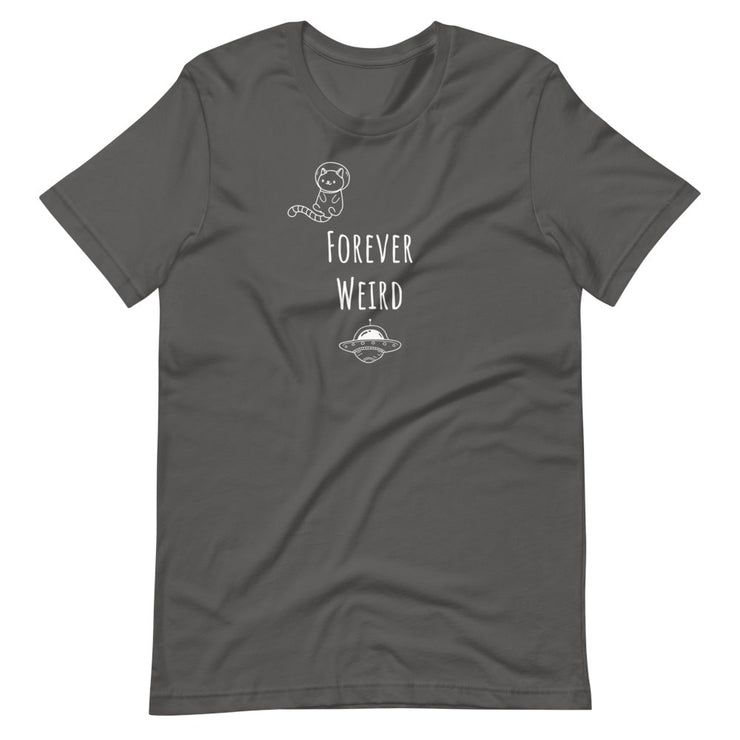 Forever Weird - Short-Sleeve Unisex T-Shirt / Black, Asphalt - Molecule Design-Online 
