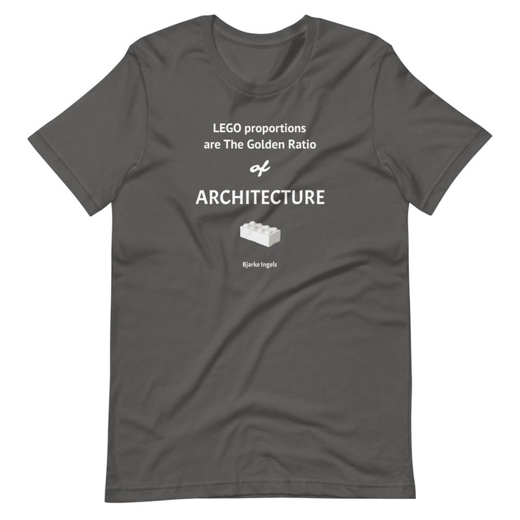Lego -Short-Sleeve Unisex T-Shirt / Black, Asphalt - Molecule Design-Online 
