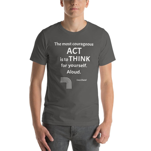 Coco - Short-Sleeve Unisex T-Shirt / Black, Asphalt - Molecule Design-Online 