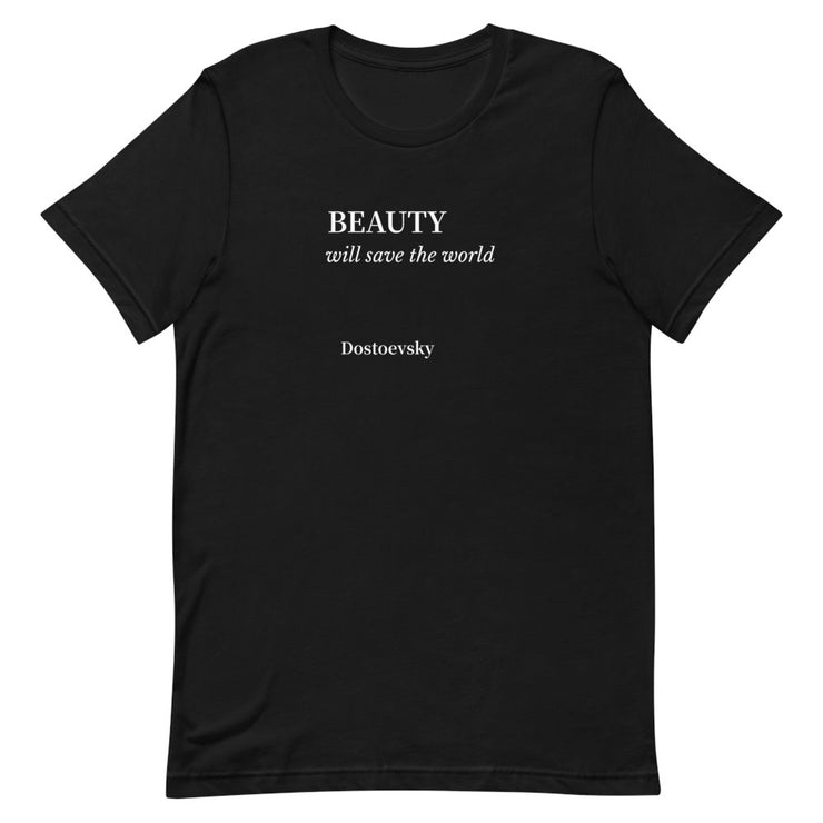 Beauty - Short-Sleeve Unisex T-Shirt / Blk - Molecule Design-Online 