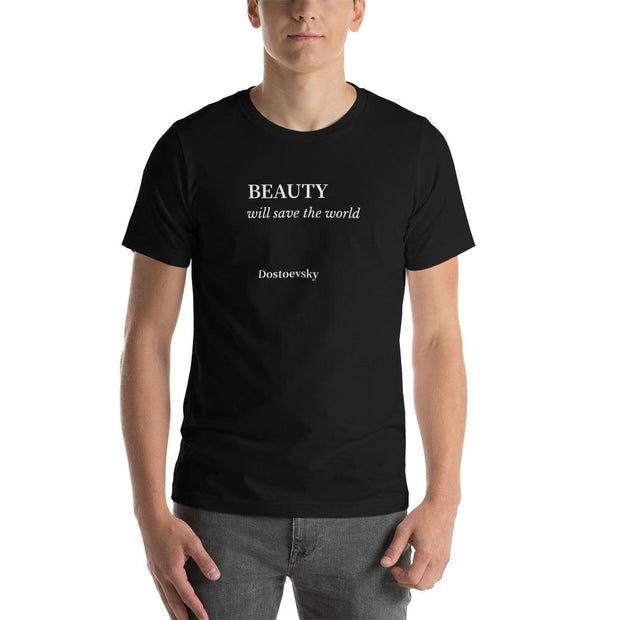 Beauty - Short-Sleeve Unisex T-Shirt / Blk - Molecule Design-Online 