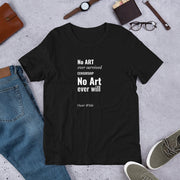 Censorship -Short-Sleeve Unisex T-Shirt / Blk - Molecule Design-Online 