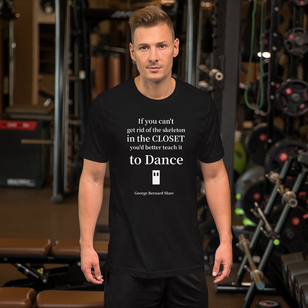 Closet - Short-Sleeve Unisex T-Shirt / Blk - Molecule Design-Online 