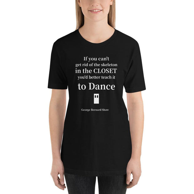 Closet - Short-Sleeve Unisex T-Shirt / Blk - Molecule Design-Online 