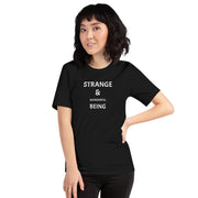 Strange & Wonderful Being - Short-Sleeve Unisex T-Shirt / Blk - Molecule Design-Online 