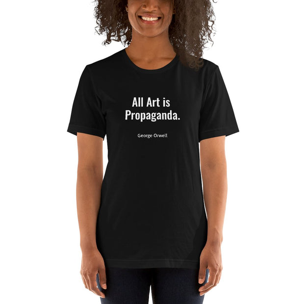 Propaganda - Short-Sleeve Unisex T-Shirt / Blk - Molecule Design-Online 