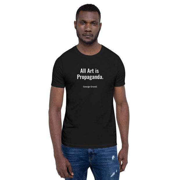 Propaganda - Short-Sleeve Unisex T-Shirt / Blk - Molecule Design-Online 