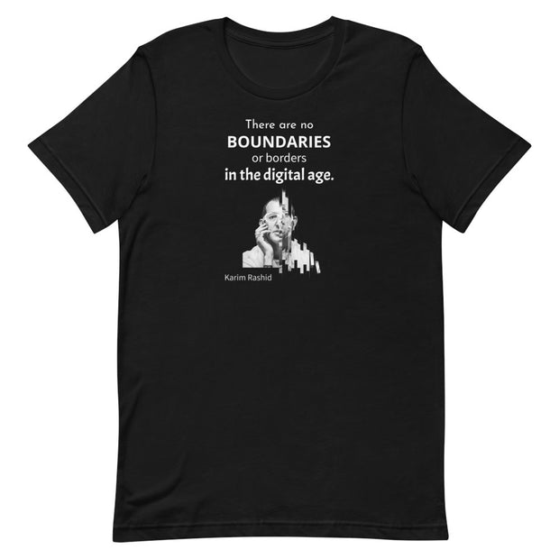 Karim Rashid - Short-Sleeve Unisex T-Shirt / Blk - Molecule Design-Online 