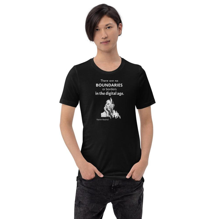 Karim Rashid - Short-Sleeve Unisex T-Shirt / Blk - Molecule Design-Online 