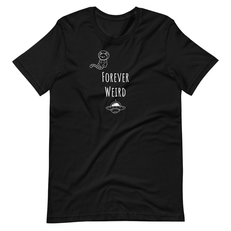 Forever Weird - Short-Sleeve Unisex T-Shirt / Black, Asphalt - Molecule Design-Online 