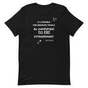 Choose - Short-Sleeve Unisex T-Shirt / Black, Asphalt - Molecule Design-Online 