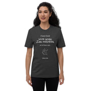 Zen Masters - Unisex recycled t-shirt / Black, Charcoal - Molecule Design-Online 
