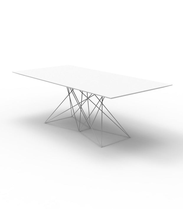 FAZ Table Stainless Steel Base 78.3/4" L - Molecule Design-Online 