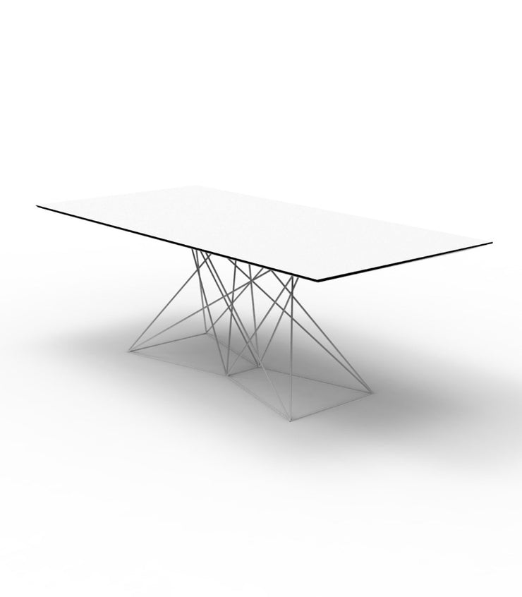 FAZ Table Stainless Steel Base 78.3/4" L - Molecule Design-Online 