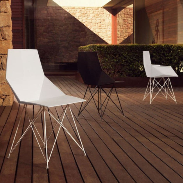 FAZ Chair Steel Base - Set of Four | Molecule Design-Online